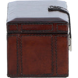Ashwood Luxury Leather Dual Watch & Bracelet Storage Box Chestnut: LF-119