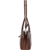 Ashwood 3 Section Large Leather Handbag Tan: X-39