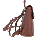Ashwood Leather & Harris Tweed® Cloth Compact Backpack Tan/Mcload: TW-65-02-TM