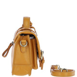 Stylish Ashwood Leather Medium Satchel Bag Mustard: Y-62