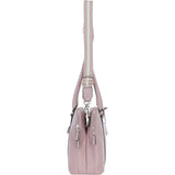 Ashwood 3 Section Large Leather Handbag Wood Rose: X-39