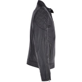 Ashwood Men's Leather Biker Jacket Black: 8055