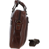 Ashwood Hi Veg Leather Laptop Briefcase Tempo Brown: 8143