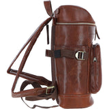 Ashwood Classic Leather Laptop Rucksack Chestnut: Q-45