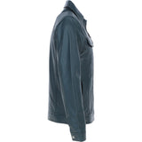 Ashwood Leather Bomber Jacket Navy: 1896