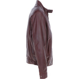 Ashwood Men's Genuine Leather Bomber Jacket Oxblood: AW-2255