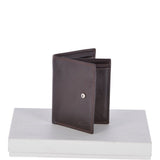 Vegetable Tanned Flip Side 6 card, ID & Coins Dual Bill fold Tab Leather Wallet Brown : 1246-VT