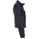 Leather Jacket Black: NANCY