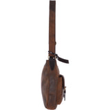 Vintage Oily Hunter Leather Travel Bag Brown : Doug