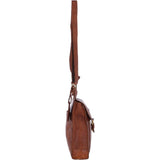 Vintage Small Leather Travel Shoulder Bag Honey Tan – G24