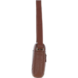 Gabicci Men's Leather Messenger Bag Tan: GB-64958