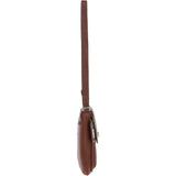 Ashwood Leather & Harris Tweed® Cloth Twist Lock Crossbody Bag Tan/Mcload: TW-31-02-TM