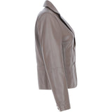 Ashwood Leather Women's Two Button Taupe Blazer: 10157
