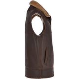 Sheepskin Gilet Camel Antique: KE-176