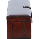 Ashwood Luxury Leather Watch and Bracelet Storage Box Chestnut: LF-121