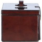 Ashwood Leather's Luxury Jewellery Box Medium Chestnut: LF-166
