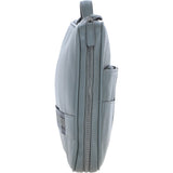 Leather Organizer with Laptop Compartment Grey: 64546