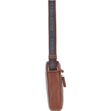 Brampton Leather Men's Crossbody Bag Tan: 64405