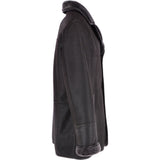 Luxury 4 Button Single Breasted  Sheepskin Coat Brown: KE-223