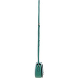 Real Leather Saddle Crossbody Bag Ever Green: 63753