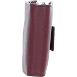 Ashwood Leather RFID Secure Wallet/Purse with Zip and Stud Closure Wine: X-30