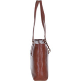 Ashwood Elegant Leather Tote Bag Cognac: Isabel