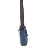 Brampton Leather Men's Crossbody Bag Navy: 64405