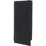 Women's Vintage Wash Large 12 Card Leather  Purse Black : G-43
