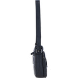 Ashwood Leather Men's Zip Crossbody Bag Black: S-62