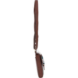 Ashwood Leather & Harris Tweed® Cloth elegance Crossbody Bag Tan/Watch: TW-20-04-TW