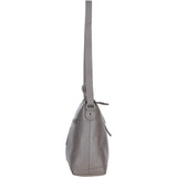 Ashwood Ladies Leather Shoulder Bag Taupe: AJ1