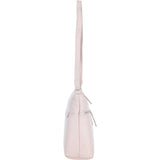 Sleek Luxe Leather Shoulder Bag Blush: Mourne