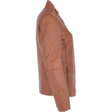 Leather Jacket Cognac/ddy: AWL-738