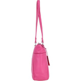 Ashwood Elegant Leather Tote Bag Hot Pink: Oxford