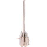 Ashwood Leather Crossbody X Shoulder Bag Mushroom: Sterling