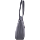 Medium Leather Handbag Navy : 62121