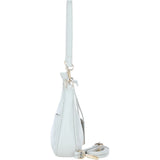 Ashwood Leather Ladies Shoulder X Crossbody Bag Ice Grey: 64397