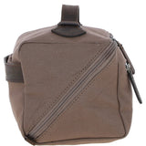 Fenland Canvas & Leather Wash Bag Mud/grey: FEN-759