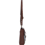 Ashwood Leather & Harris Tweed® Cloth Crossbody Bag Tan/Mcload: TW-24-02-TM
