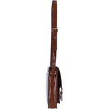 14 Inch Vegetable Tanned Leather Satchel Chestnut/ Vt : Josh