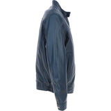 Ashwood Men's Genuine Leather Bomber Jacket Navy: AW-2255