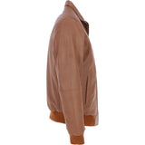Ashwood Leather Bomber Jacket Tan: AWM-784