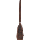 Vintage Ashwood Leather Handbag Mud/brown: Bewdley