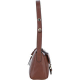 Chic and Stylish Shoulder Bag with Adjustable Strap 2 Tone Tan: 64416
