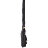 Vintage Small Leather Shoulder Bag Black – G20