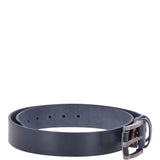 Mens Leather Belt Navy: AB-07