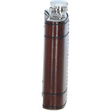 Ashwood Premium Leather Portable Whiskey Flask Chestnut: LF-110