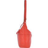Medium Leather Shoulder Bag Papaya - 62666