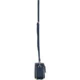 Ashwood Leather Compact Crossbody Bag with Adjustable Strap Navy: Y-53