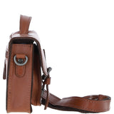 Ashwood Leather Mini Crossbody Satchel Bag Tan: P-61